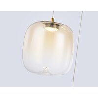 Подвесная люстра Ambrella light LH11105/3 BS/TI (латунь/янтарь)