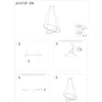 Подвесная люстра Arte Lamp Frodo A2197SP-2BK