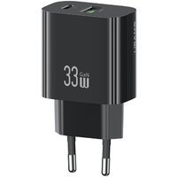 Сетевое зарядное Usams CC317 T65 33W (черный)