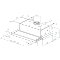 Кухонная вытяжка Faber Flox Glass BK A50 315.0567.355