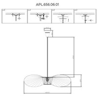 Подвесная люстра Aployt APL.656.06.01