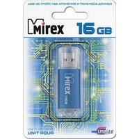 USB Flash Mirex UNIT AQUA 16GB (13600-FMUAQU16)