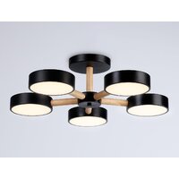 Припотолочная люстра Ambrella light FL4828/5 BK