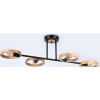 Люстра средней высоты Ambrella light Traditional TR8248/4 BK/LWD