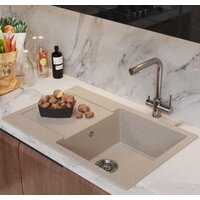 Кухонная мойка Mixline ML-GM31 552192 (бежевый)