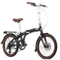 Велосипед Novatrack Town alloy 8 D 2024 (черный)