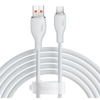 Кабель Baseus Pudding Series USB Type-A - USB Type-C (2 м, белый)