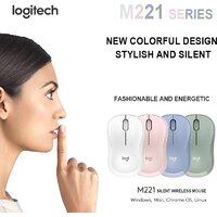 Мышь Logitech M221 (голубой)