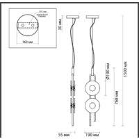 Подвесная люстра Odeon Light Magnet 5407/23L