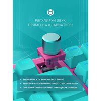 Клавиатура IO by Red Square Type 84 g3ms Sapphire V2 (бирюзовый/розовый)