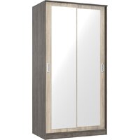 Шкаф-купе Кортекс-мебель Лагуна ШК01-02 (орех элия/дуб сонома)