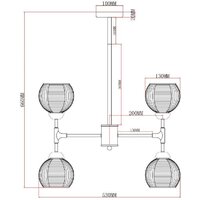Подвесная люстра Moderli Arty V10805-8P