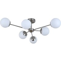 Люстра средней высоты Escada 150008/6R ES0000069 (Satin Nickel)