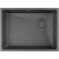 Кухонная мойка ZorG Zerox 59 U / IF Side SF Zurinox PVD Gunblack