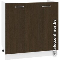 Шкаф напольный Кортекс-мебель Корнелия Лира НШ80м (венге)