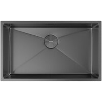 Кухонная мойка ZorG Zerox 74 U / IF PVD Gunblack