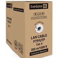 Кабель ExeGate UTP4-C6-CCA-S23-IN-PVC-GY-305 UTP
