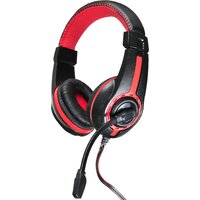 Наушники Оклик HS-L200 (черный/красный)