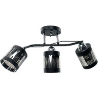 Припотолочная люстра Aitin Pro НПБ 02-3x60-101 9096/3 (черный/хром)