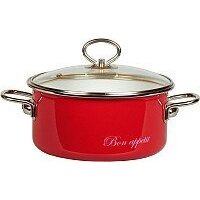 Кастрюля СтальЭмаль Bon Appetit 8SD205S (вишневый)