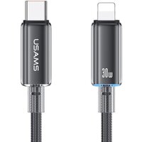 Кабель Usams US-SJ659 USB Type-С - Lightning (1.2 м, черный)
