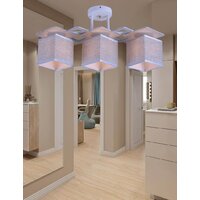 Люстра средней высоты Mirastyle MH-10096/3 WH+GR