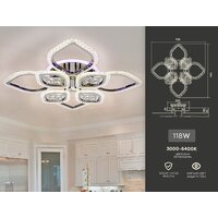 Припотолочная люстра Ambrella light Acrylica FA2835