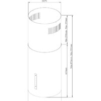 Кухонная вытяжка Korting Cylinder KHA 39970 N