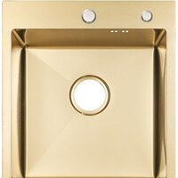 Кухонная мойка ARFEKA ECO AR 450*500 GOLD PVD NANO