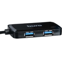 USB-хабы и док-станции Buro BU-HUB4-U3.0-S
