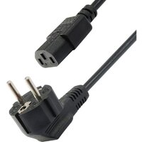 Кабель 5bites PC210-50A IEC320-C13 - Schuko CEE 7/7 (5 м, черный)
