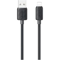 Кабель Usams US-SJ689 USB Type-A - Lightning (1 м, черный)