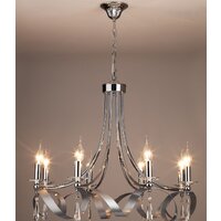 Подвесная люстра Евросвет Adelia 60064/8 (хром)