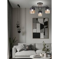Люстра средней высоты Aitin Pro НПБ 02-3x60-101 M225B/3 (черный)