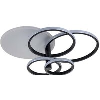 Припотолочная люстра Escada 10213/4LED BL (белый/черный)