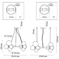 Подвесная люстра Odeon Light Tovi 4818/11