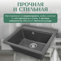 Кухонная мойка Saniteco Mare (графит)