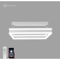 Линейный светильник Estares Stella 100WS-APP-500x500x1200-WHITE/WHITE-220-IP20