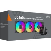 Система жидкостного охлаждения для процессора PCCooler DC360 Pro ARGB Display (черный)