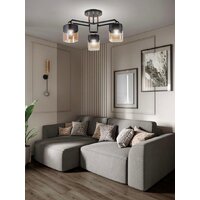 Люстра средней высоты Aitin Pro НПБ 02-3x60-101 M225B/3 (черный)