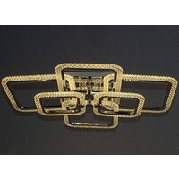 Припотолочная люстра Aitin Pro K38001-2+2+2+1 (хром)