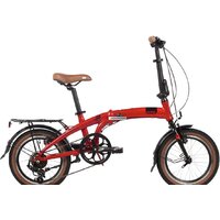 Велосипед Novatrack Town 2024 16AFV.TOWN.RD4 (красный)