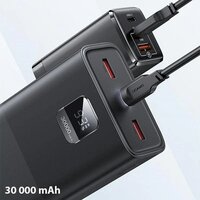 Внешний аккумулятор Usams CD185 PB68 30000mAh (черный)