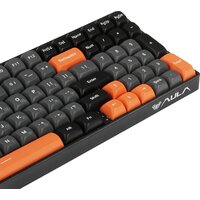 Клавиатура AULA S100 (черный/серый/оранжевый, Blue Switch)