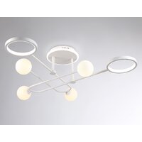 Люстра средней высоты Ambrella light Comfort FL66229/6 WH (белый)
