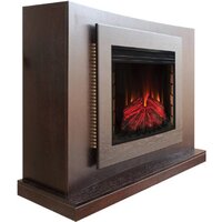 Каминокомплект Смолком Lucca FS25 + Firefield 25 S IR (темный орех)