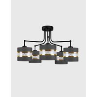 Люстра средней высоты Aitin Pro НПБ 02-5x60-101 8846/5 (черный)