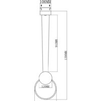 Подвесная люстра Moderli Yumi V5020-1PL