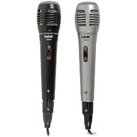 Комплект проводных микрофонов BBK CM215 (черный+серебристый)