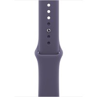 Умные часы Apple Watch Series 11 46 мм (алюминиевый корпус, серебристый/фиолетовый туман, спортивный силиконовый ремешок S/M)
